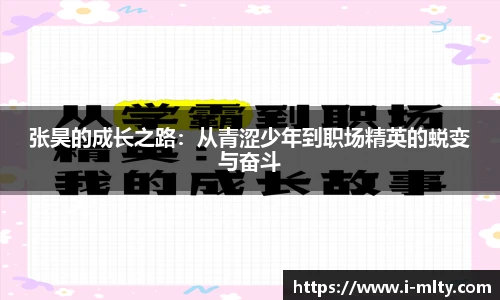 张昊的成长之路：从青涩少年到职场精英的蜕变与奋斗